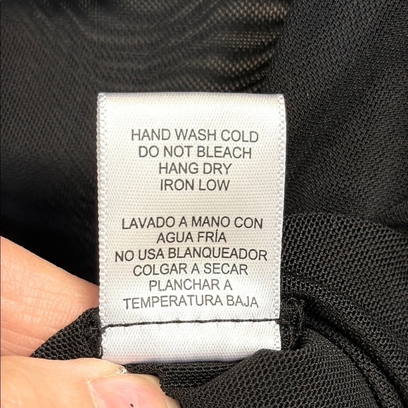 Love Tree Sheer Black Ruched Long Sleeve Adjustable Tie Front Crop Top Plus 3X - Picture 9 of 12